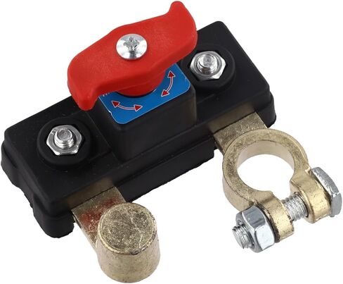 12V 24V Car Battery Cut Off Switch Disconnect Isolator For Top Post Negative Terminal, Power Cutoff Switch Compatible With Vehicles Trucks RVs Boats in Kuwait