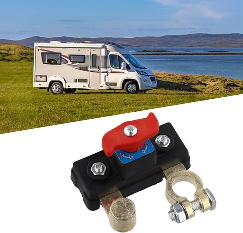 12V 24V Car Battery Cut Off Switch Disconnect Isolator For Top Post Negative Terminal, Power Cutoff Switch Compatible With Vehicles Trucks RVs Boats in Kuwait