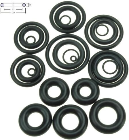 10/50/100pieces CS 1.9mm OD 5-180mm NBR Rubber O Ring O-Ring Oil Sealing Gasket Automobile(64mm x 1.9mm 10pcs) in Saudi Arabia