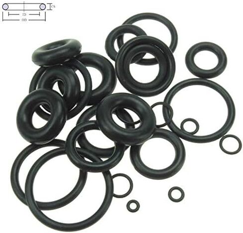 10/50/100pieces CS 1.9mm OD 5-180mm NBR Rubber O Ring O-Ring Oil Sealing Gasket Automobile(64mm x 1.9mm 10pcs) in Saudi Arabia