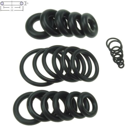 10/50/100pieces CS 1.9mm OD 5-180mm NBR Rubber O Ring O-Ring Oil Sealing Gasket Automobile(64mm x 1.9mm 10pcs) in Saudi Arabia