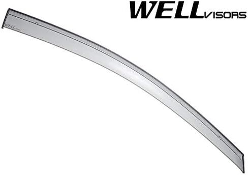 WellVisors Window Visors Wind Deflectors Compatible with Nissan 2007-2012 Versa Hatchback Premium Series Rain Guards 3-847NS002 in Saudi Arabia
