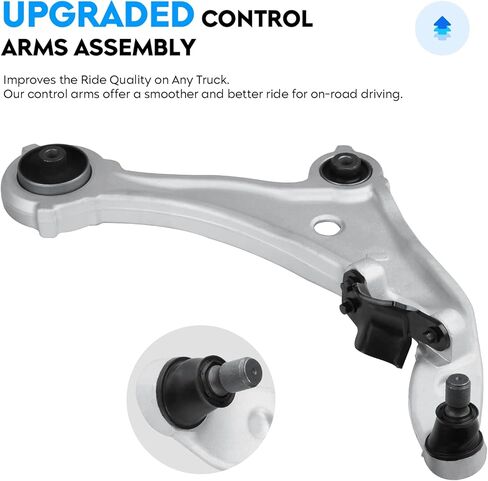 2PCS Front Lower Control Arm + Ball Joint for Nissan Murano 2009-2014 V6 3.5L, Driver & Passenger Side Suspension Rebuild End Kit RK622157 RK622158 in Kuwait