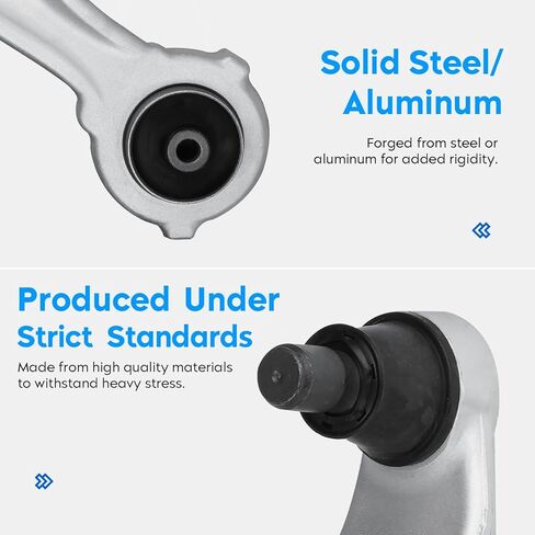 2PCS Front Lower Control Arm + Ball Joint for Nissan Murano 2009-2014 V6 3.5L, Driver & Passenger Side Suspension Rebuild End Kit RK622157 RK622158 in Kuwait