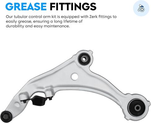 2PCS Front Lower Control Arm + Ball Joint for Nissan Murano 2009-2014 V6 3.5L, Driver & Passenger Side Suspension Rebuild End Kit RK622157 RK622158 in Kuwait