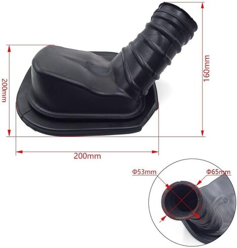 Air Intake Hose Motorcycle Carburetor Intake Manifold Pipe Motocross Air Intake Hose Cartridge Holder/Fit For KEWS K16 ZONGSHEN NC250 ZS177MM Engine Flexible Air Filter Intake Hose in Kuwait