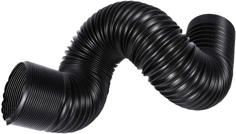 Air Intake Hose 1set 76mm 3 inch Universal Car Cold Air Filter Carbon Fibre Feed Enclosed Intake Induction Pipe Hose Kit Flexible Air Filter Intake Hose in Kuwait