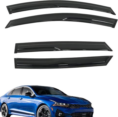 Silscvtt أقنعة النافذة الظل الشمس المطر واقي الرياح لاستبدال Kia K5 2021-2024 in Kuwait