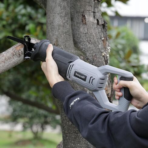 منشار ترددي 6 أمبير، منشار ترددي سلكي متغير السرعة 3000SPM بطول شوط 4/5 بوصة، أقصى عمق قطع 4-1/2 بوصة لقطع الخشب والمعادن الناعمة وأنابيب PVC in Kuwait