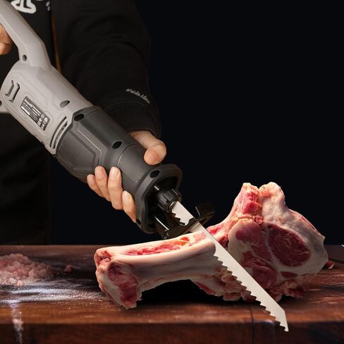 منشار ترددي 6 أمبير، منشار ترددي سلكي متغير السرعة 3000SPM بطول شوط 4/5 بوصة، أقصى عمق قطع 4-1/2 بوصة لقطع الخشب والمعادن الناعمة وأنابيب PVC in Kuwait