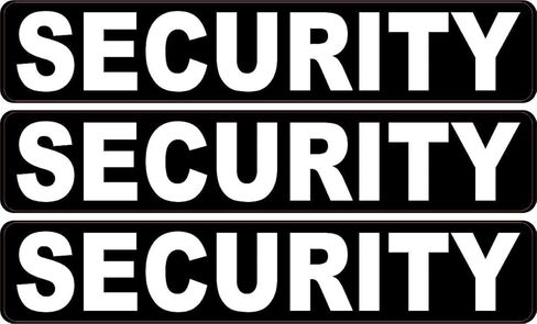 StickerTalk Security Vinyl Stickers, 4 in. by 0.75 in. in Saudi Arabia