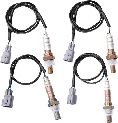 4 قطعة مستشعر الأوكسجين O2 المنبع والمصب لـ 2001-2003 RAV4 L4-2.4L OE #25054078 25054073 25024137 in Kuwait