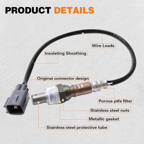 4 قطعة مستشعر الأوكسجين O2 المنبع والمصب لـ 2001-2003 RAV4 L4-2.4L OE #25054078 25054073 25024137 in Kuwait