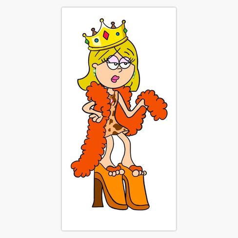 Lizzie McGuire Orange Magnetic Reusable Bumper Vinyl Sticker 5" in Saudi Arabia