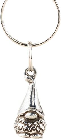 DANFORTH - Gnome 'Aiko' Keychain - Handcrafted Pewter - Measures 1¼ inches tall, plus Keychain - Made in the USA in Saudi Arabia
