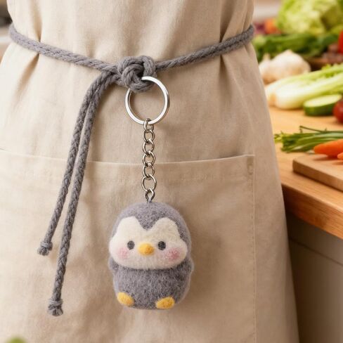 4Pcs/Set 3D Cute Cartoon Animal Keychains for Women Men, Flocking Animal Pendant Keyring for Bag Pendant Accessories Daily Key Holder Decor (3x3x2.5cm) in Saudi Arabia