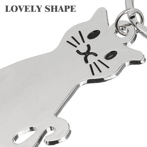 Cat Keychain Metal Key Ring Cute Animal Cat Key Chain Charm Hanging Pendant Decoration in Saudi Arabia
