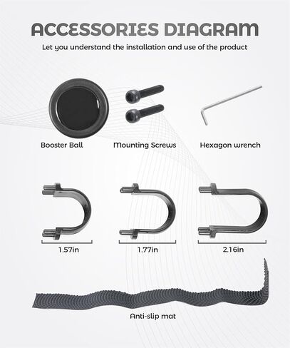 Steering Wheel Knob,Car Accessories Suicide Knob for Steering Wheel,360 Degree Rotation Vehicle Suicide Power Handle Ball,Compatible with Sedans, Mini Coopers,Saloon Cars,Trucks,SUVs in Kuwait