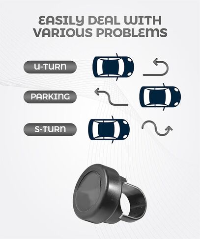 Steering Wheel Knob,Car Accessories Suicide Knob for Steering Wheel,360 Degree Rotation Vehicle Suicide Power Handle Ball,Compatible with Sedans, Mini Coopers,Saloon Cars,Trucks,SUVs in Kuwait