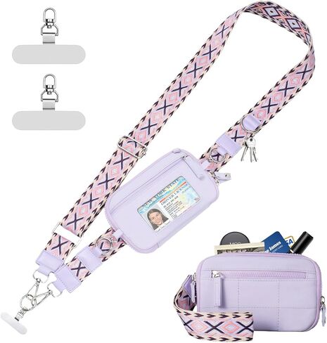حقيبة خصر للجري قابلة للتعديل مع حزام عاكس وجيوب متعددة - حقيبة فاني رياضية مقاومة للماء للرجال والنساء، حقيبة صالة الألعاب الرياضية مع حزام قابل للفصل للجري وركوب الدراجات والمشي لمسافات طويلة، أخضر in Kuwait