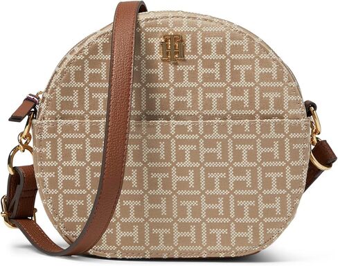 Tommy Hilfiger Women's Joy Ii Canteen Crossbody Square Monogram Jacquard in Saudi Arabia