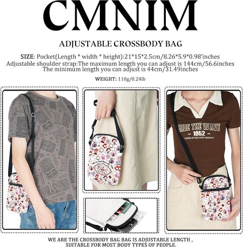 CMNIM Animated TV Show Merch Gifts We Re Just Here For The Crossbody Bags Cartoon Movie Fans Gifts in Saudi Arabia