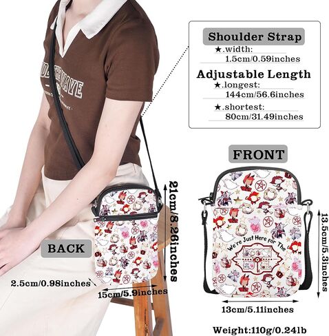 CMNIM Animated TV Show Merch Gifts We Re Just Here For The Crossbody Bags Cartoon Movie Fans Gifts in Saudi Arabia