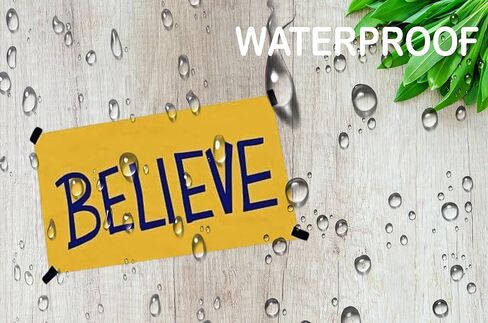 ملصقات WSQ 2-Pack Believe ملصقة من الفينيل - 4 بوصات - ملصقات لسيارة شاحنة فان نافذة ممتص الصدمات للكمبيوتر المحمول وكأس وزجاجة مياه وأي سطح أملس in Saudi Arabia