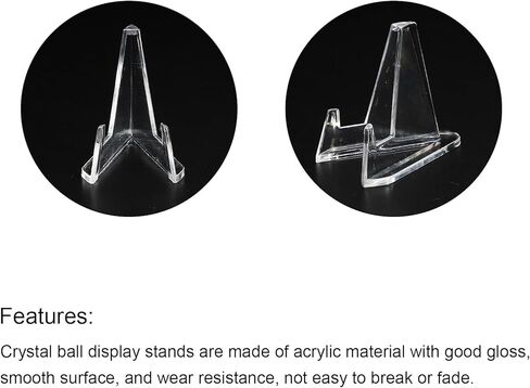 Acrylic Stand Displays Base Easel Transparent 1.34 Inch for Coins Business Cards Pack of 24 in Saudi Arabia