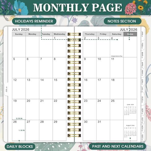 2026-2029 Pocket Calendar/Planner for Purse- July 2026 - June 2029 (36-Month Calendar), 3.8" x 6.4", 3 Year Monthly Planner with Monthly Tabs, Inner Pocket in Saudi Arabia