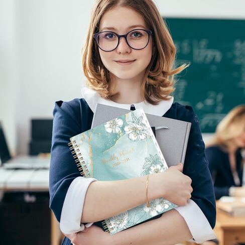 مخطط شهري 2026-2031 - مخطط/تقويم 5 سنوات 2026-2031 حلزوني، يوليو. 2026 - يونيو. 2031، 6.3 × 8.4 بوصة، غلاف مزدوج السلك + علامات تبويب - أخضر in Kuwait