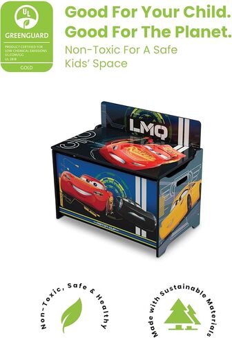Delta Children Wood Toddler Bed - Greenguard Gold Certified, Disney/Pixar Cars in Saudi Arabia