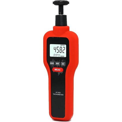 عداد 2 في 1 دورة في الدقيقة، مقياس سرعة الدوران الاتصال وعدم الاتصال، شاشة LCD كبيرة، قراءات واضحة، نطاق واسع 1-19999 دورة في الدقيقة / 1-99999 دورة في الدقيقة لقياس السرعة بدقة in Saudi Arabia