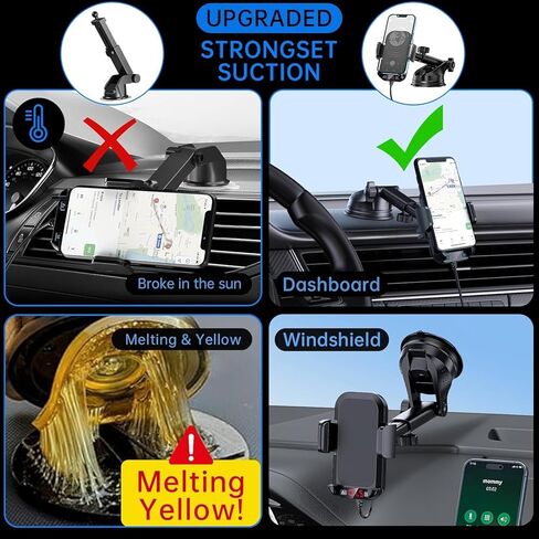 محول سيارة مزود بتقنية البلوتوث 5.3 FM مع حامل هاتف 3 في 1، صوت HiFi Bass، مكالمات بدون استخدام اليدين، 36W PD، QC 18W يدعم بطاقة TF/SD 64G AUX USB Flash Drive لهاتف iPhone Android in Kuwait