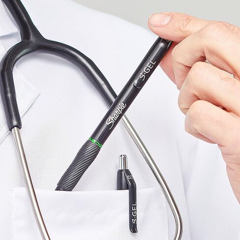 Sharpie S Gel Pens, Bold Point, 1.0 mm, Black Barrel, Black Ink, Pack Of 36 Pens in Kuwait