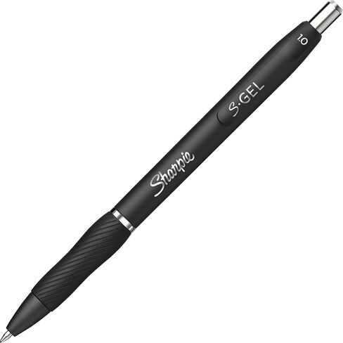 Sharpie S Gel Pens, Bold Point, 1.0 mm, Black Barrel, Black Ink, Pack Of 36 Pens in Kuwait