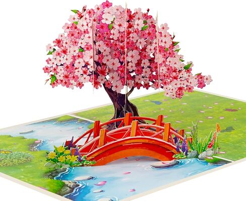 Lilac Blossom Birthday Cards for Women, Pop Up Mothers Day Card, 3D Anniversary, Valentines Day, Pop Up Gifts for Her, Him, Wife, Husband, Sister 6x8in (Lilac Blossom Butterfly) in Saudi Arabia