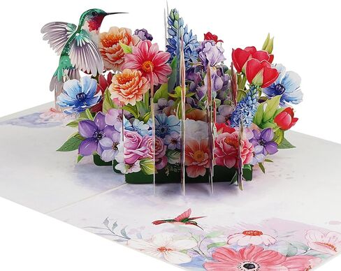 Lilac Blossom Birthday Cards for Women, Pop Up Mothers Day Card, 3D Anniversary, Valentines Day, Pop Up Gifts for Her, Him, Wife, Husband, Sister 6x8in (Lilac Blossom Butterfly) in Saudi Arabia