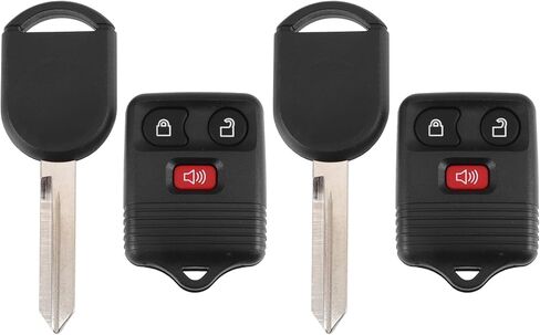 X AUTOHAUX 2pcs CWTWB1U345 315MHz Keyless Entry Remote Ignition Transponder Key Fob 3 Buttons for Ford F-150 F-250 F-350 2004-2010 for Ford E-150 E-250 2008-2014 in Saudi Arabia