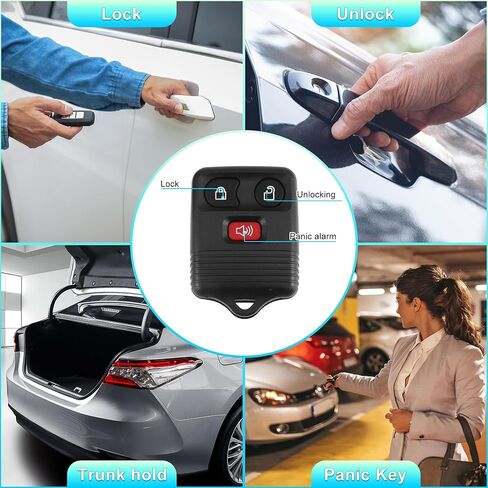 X AUTOHAUX 2pcs CWTWB1U345 315MHz Keyless Entry Remote Ignition Transponder Key Fob 3 Buttons for Ford F-150 F-250 F-350 2004-2010 for Ford E-150 E-250 2008-2014 in Saudi Arabia