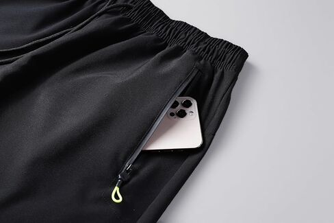 3 Pack Mens 5" Inseam Athletic Shorts, Breathable Running Gym Shorts with Zipper Pockets & Z-Print in Saudi Arabia
