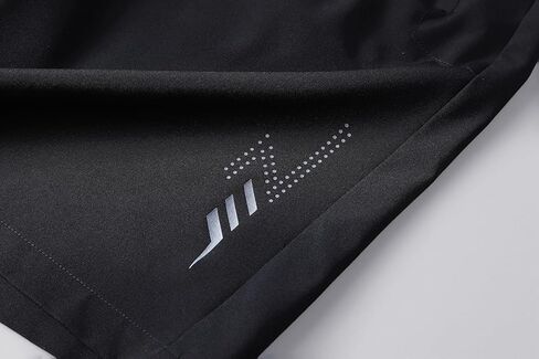 3 Pack Mens 5" Inseam Athletic Shorts, Breathable Running Gym Shorts with Zipper Pockets & Z-Print in Saudi Arabia