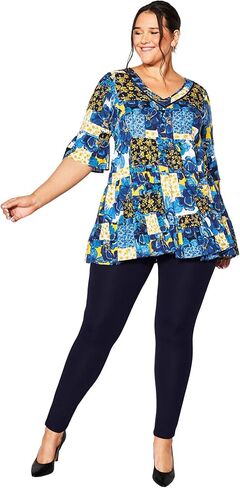 Avenue Women's Plus Size Pull On Ponte Pant in Saudi Arabia