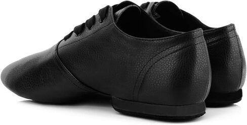 أحذية رقص الجاز باللون الأسود للنساء والفتيات، حذاء رقص الجاز بنعل منفصل للنساء من الجنسين والبالغين من الجلد in Kuwait