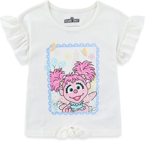 Sesame Street Abby Cadabby Girls Short Sleeve Shirt and Bike Shorts Set for Toddler in Saudi Arabia