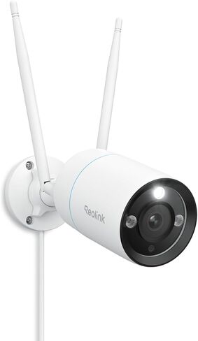 REOLINK 4K Security Camera System, 4pcs Outdoor 4K/8MP Plug-in WiFi 6 Cameras, Full Metal Material, Color Night Vision, Person/Vehicle/Animal Detection, 16CH WiFi NVR with 2TB HDD, RLK12-800WB4 in Kuwait