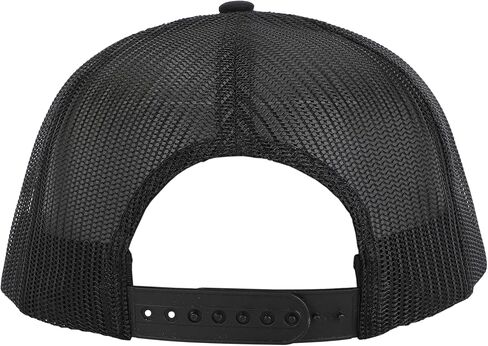 WELDPORN Wedd Snap Back Hat Black, Mesh Back, Leather Patch, Richardson 112 Style in Saudi Arabia