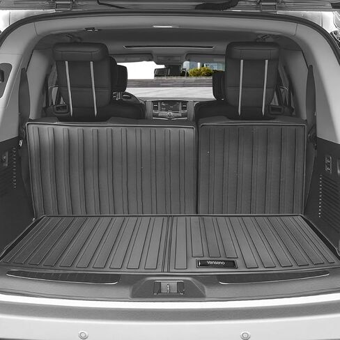 Vanseno Cargo Liner متوافق مع 2019-2024 Infiniti QX80/Nissan Armada Cargo Mat جميع الأحوال الجوية TPE شديدة التحمل لملحقات 2019 2020 2021 2022 2023 2024 Armada/Infiniti QX80 in Kuwait