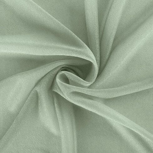 2 Panels Sage Green Wedding Glitter Arch Draping Fabric Easter 29" × 6.5 Yards Sheer Backdrop Curtains Drapery for Spring Wedding Ceremony Birthday Party Indoor Ceiling Decor in Saudi Arabia