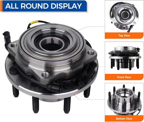 PAROD [Sef of 2] Front 515081 Wheel Hub & Bearing Assembly 4WD Compatible with 2005-2010 Ford F-250 350 Super Duty w/ABS in Saudi Arabia